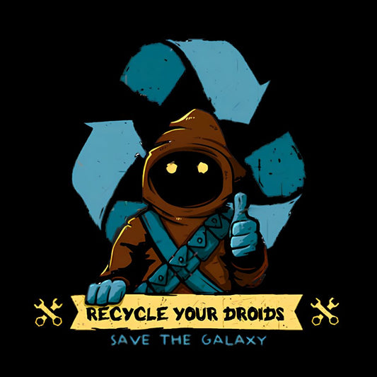 Recycle Your Droids Geek Cotton Sweatshirt