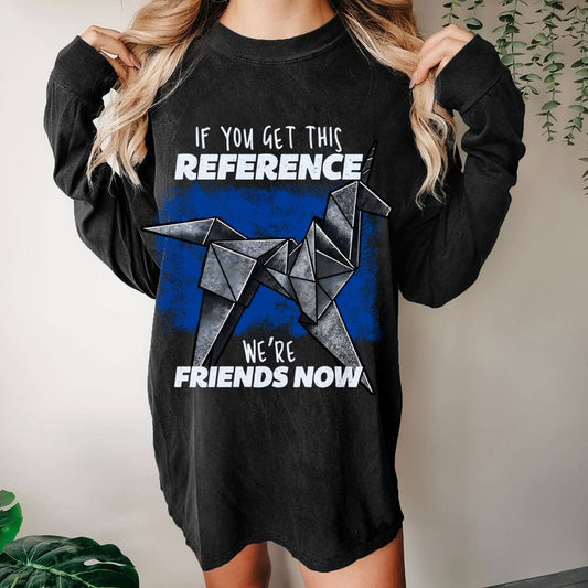 Origami Dreams Washed Long Sleeve Tee
