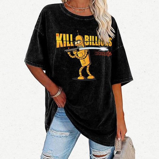 Kill Billions Vintage Distressed T-shirt