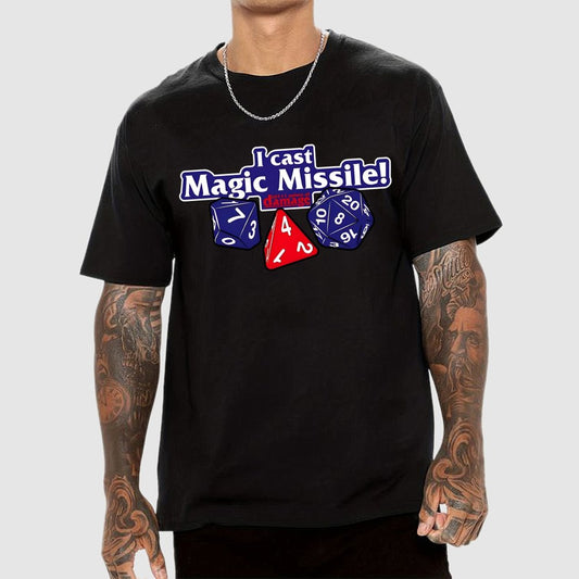 I Cast Magic Missile Geek T-Shirt