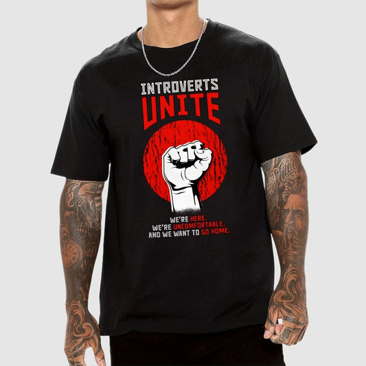 Introverts Unite! Geek T-Shirt
