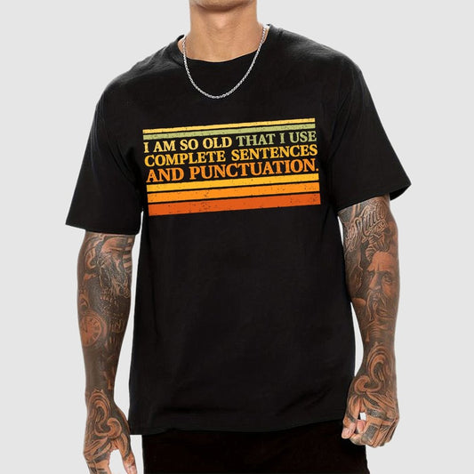 Complete Sentences and Punctuation Unisex Geek T-Shirt