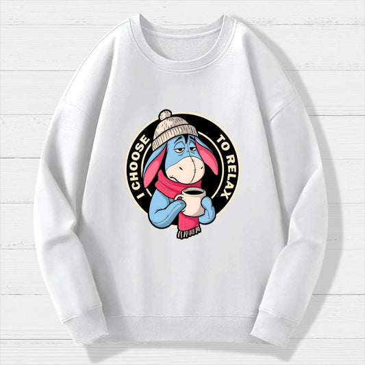I Chose To Relax Geek Cotton Sweatshirt