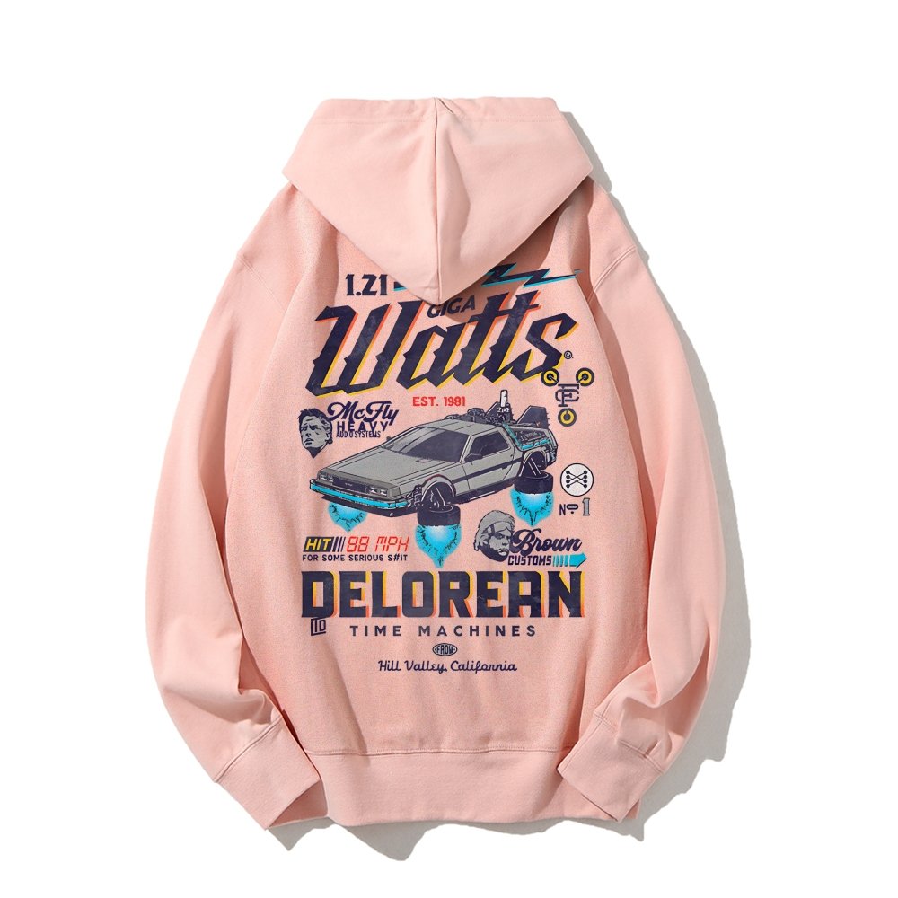 Gigawatts Garage Remix Printed Back Unisex Cotton Hoodie