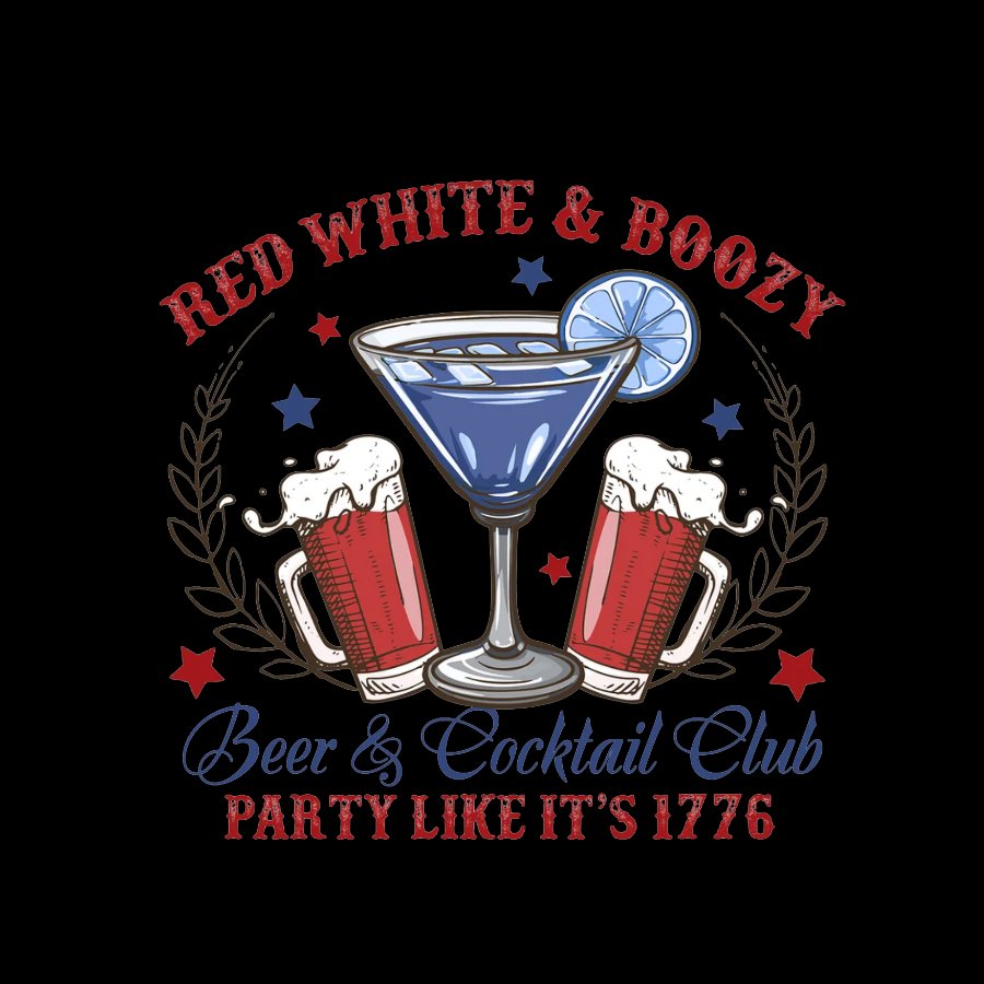 4th of July Social Club America Nerdy T-Shirt