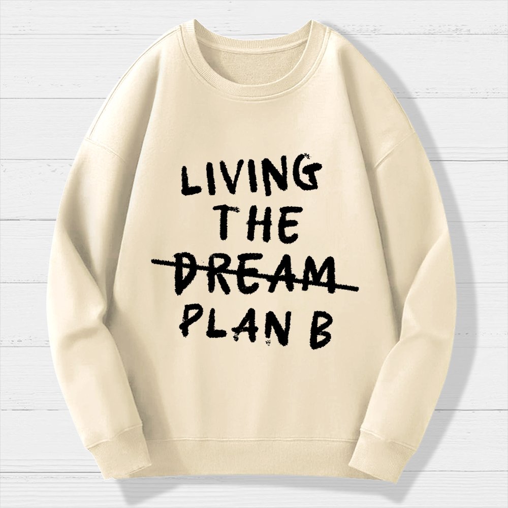 Living Plan B Geek Cotton Sweatshirt