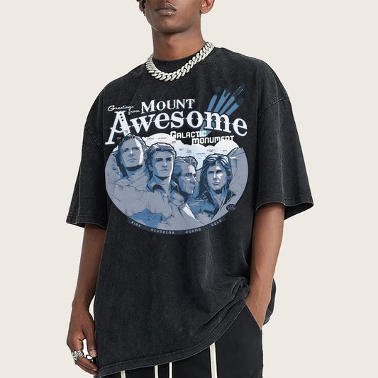 Mount Awesome Vintage Distressed T-shirt