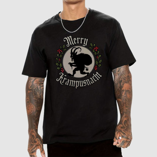 Merry Christmas Krampus Night Geek T-Shirt