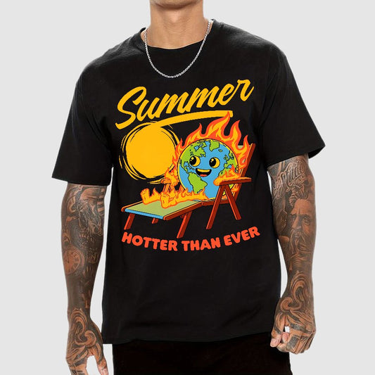 Summer Burn Earth Geek T-Shirt