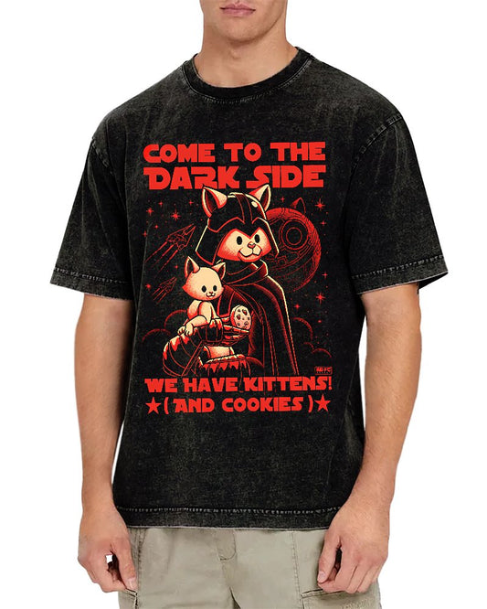 We Have Kittens and Cookies. Funny Vintage Distressed T-shirt
