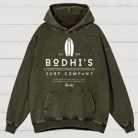 Bodhi's Surf Company Est. 1991 Vintage Distressed Hoodie