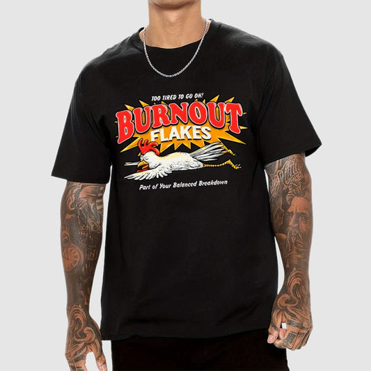 Burnout Flakes Geek T-Shirt
