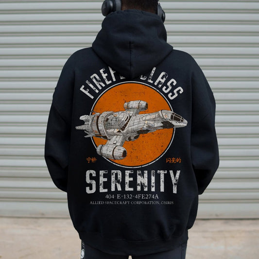 Retro Smugglers Nerdy Printed Back Cotton Hoodie