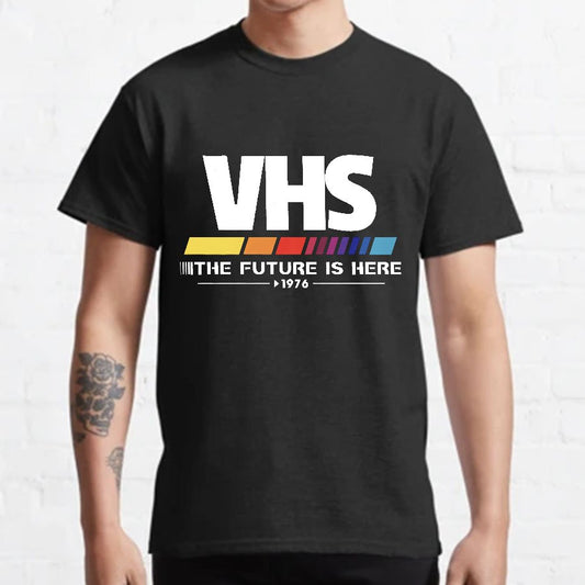 VHS - Video Homepage System The Future is Now Geeky T-Shirt