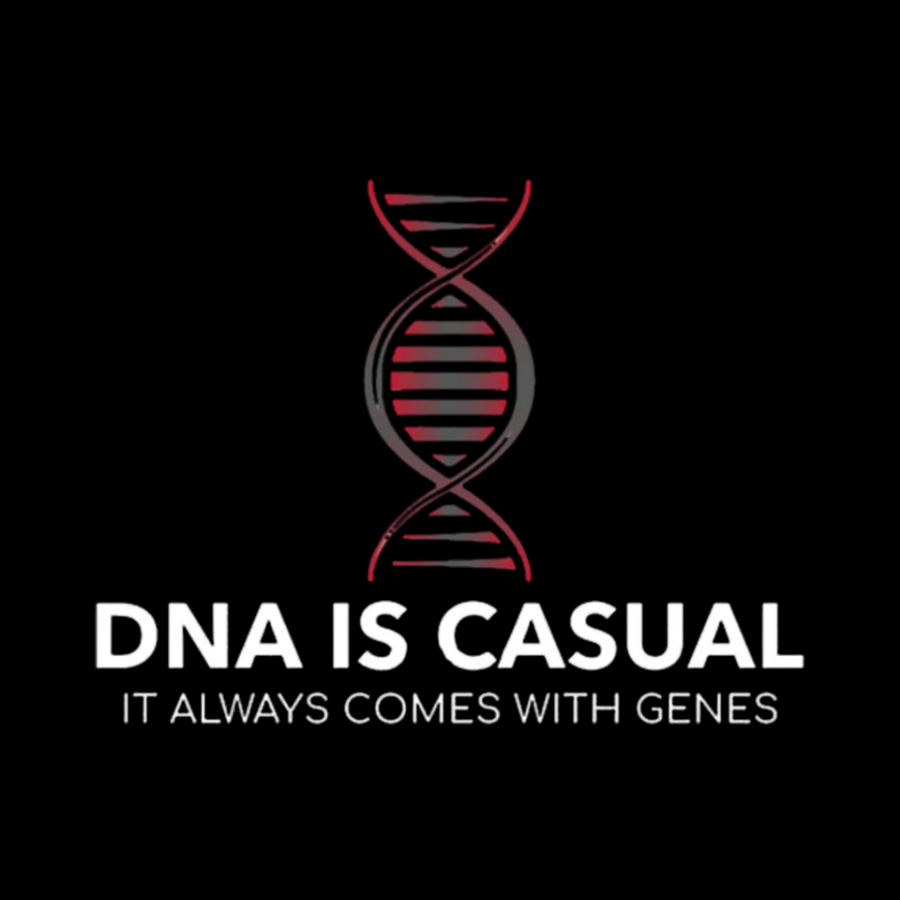 DNA Is Casual Geeky Washed Long Sleeve Tee