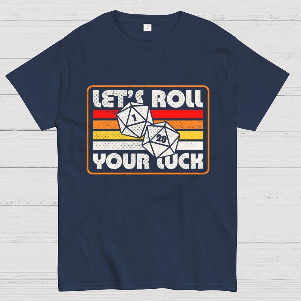 RPG Vintage Roll For Luck Geek T-Shirt