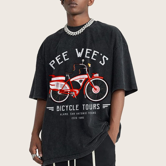 Buddy's Bicycle Tours Vintage Distressed T-shirt