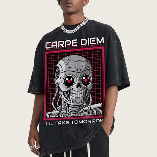 Rise Of The Cute Machine Vintage Distressed T-shirt