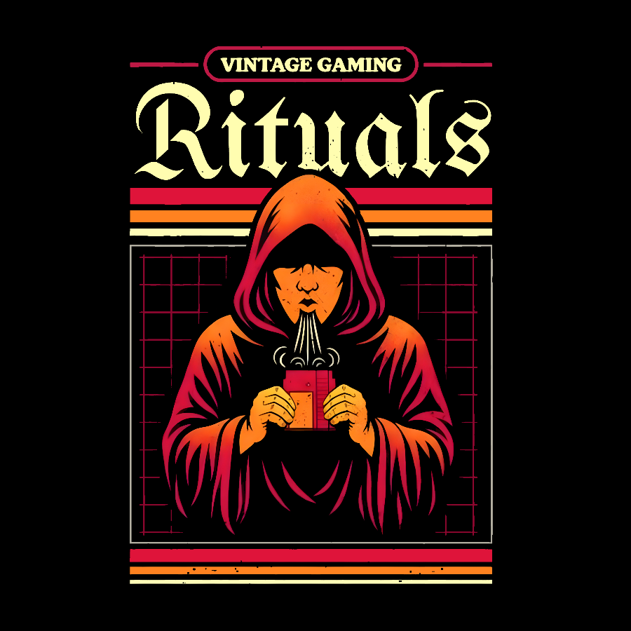 Vintage Gaming Rituals Geek T-Shirt