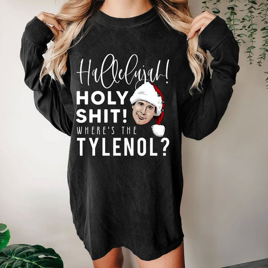 Where's The Tylenol? Washed Long Sleeve Tee