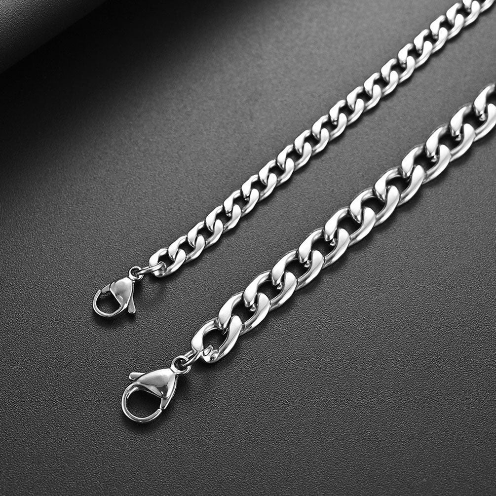 Stainless SteelCuban Chain: Simple Yet Profound, Reshaping the Symbol of Stylish Men
