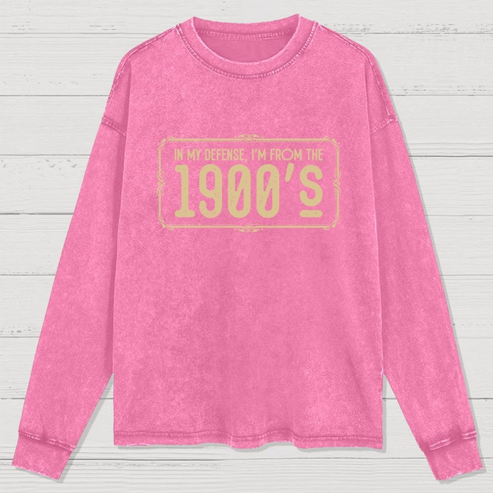 Cut Me Some Slack Washed Long Sleeve Tee