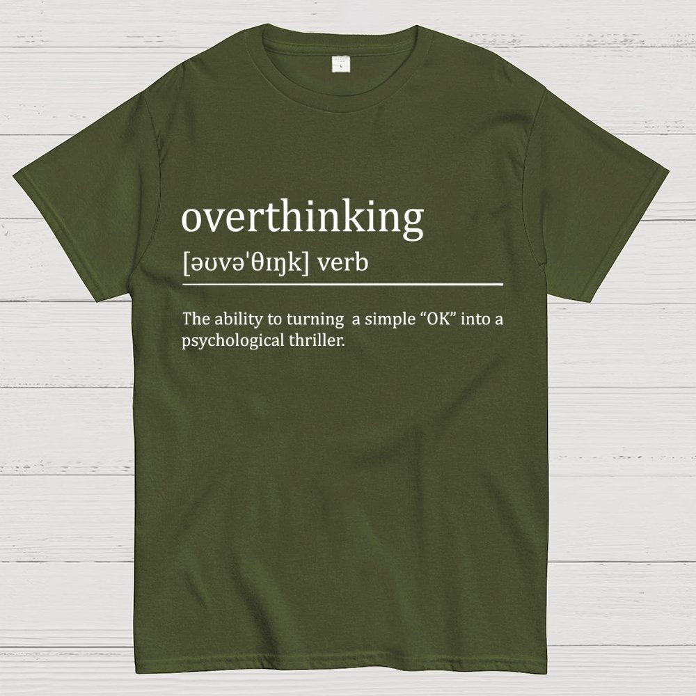 Overthinking definition Unisex Geek T-Shirt