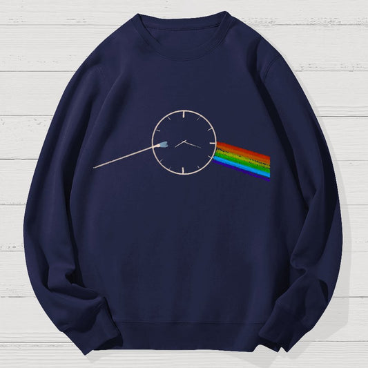 Time Prism Geek Cotton Sweatshirt