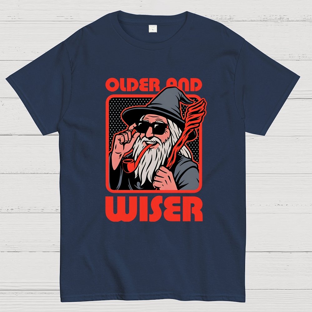 Old Wise Wizard Pop Art Geek T-Shirt