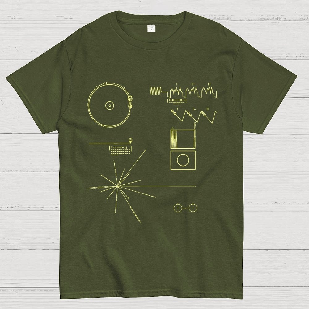 The Voyager Golden Record Geek T-Shirt
