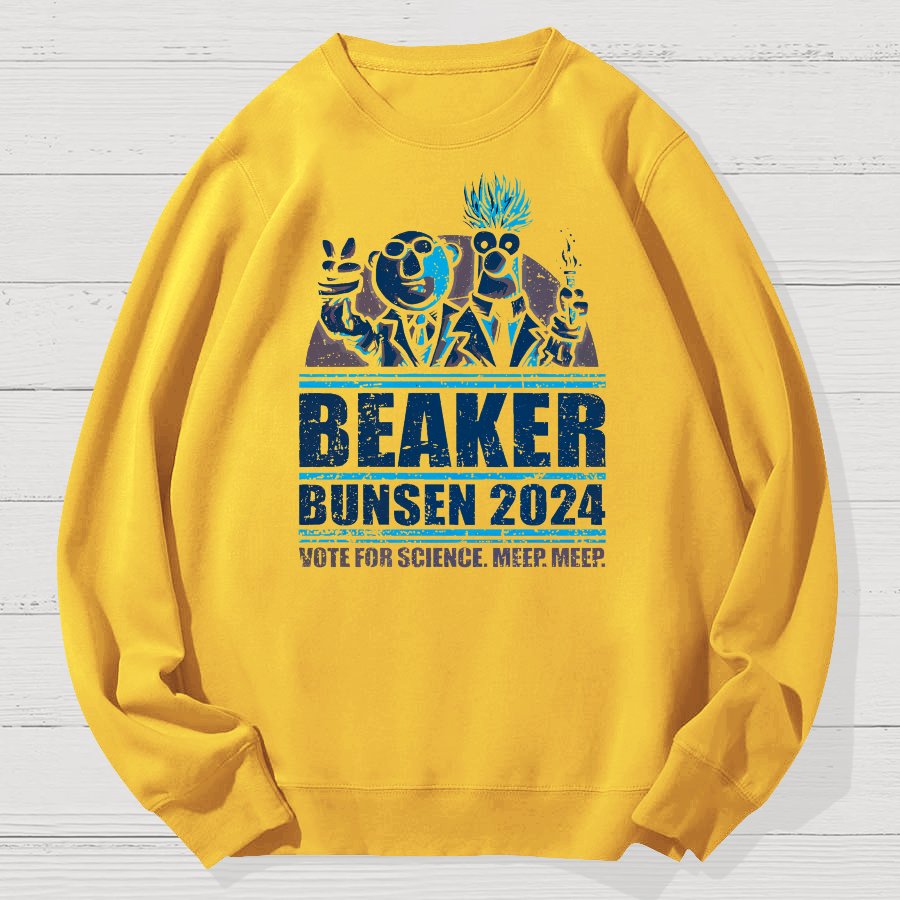 Vote For Science Geek Cotton Sweatshirt