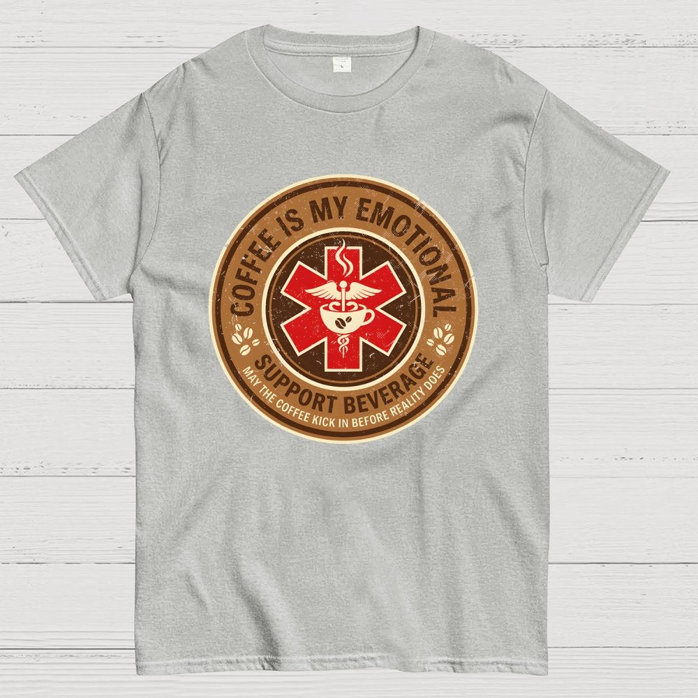Coffee Is My Emotional Geek T-Shirt