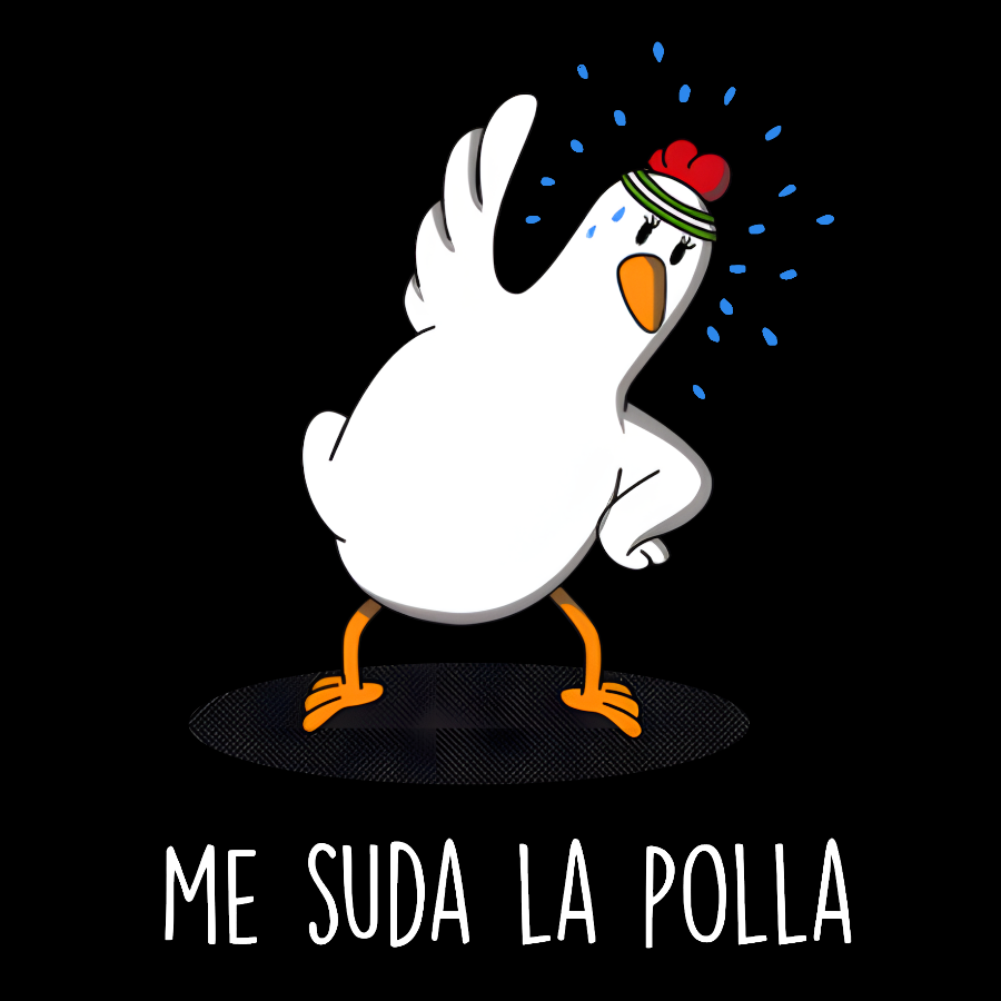 Me Suda La Polla I Don't Give A Damn Geek T-Shirt