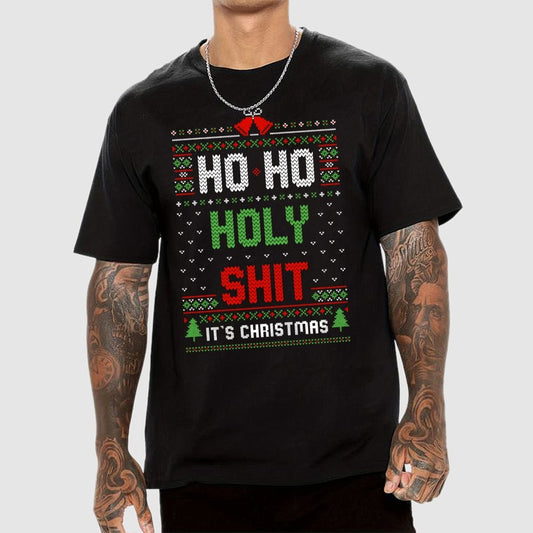 Ho Ho Holy Shit It's Christmas Geek T-Shirt