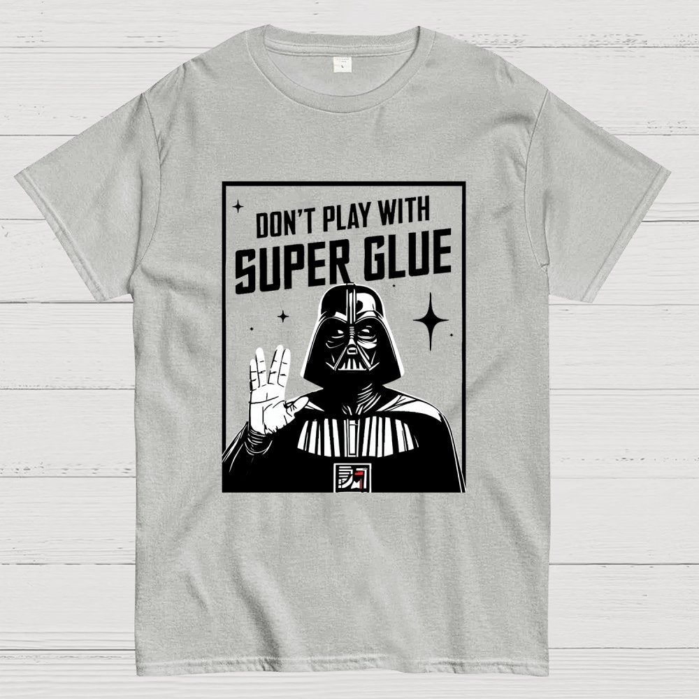 Galaxy Safety Tip Keep away from super glue Geek T-Shirt