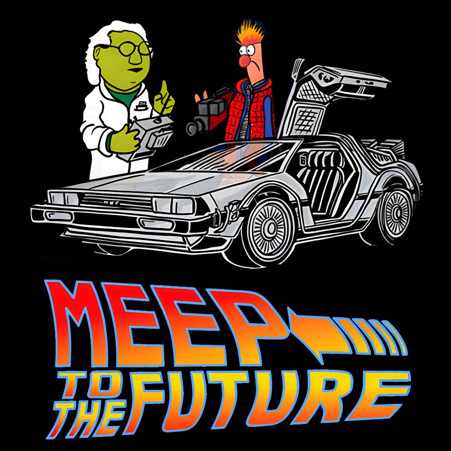Meep to The Future Geek T-Shirt