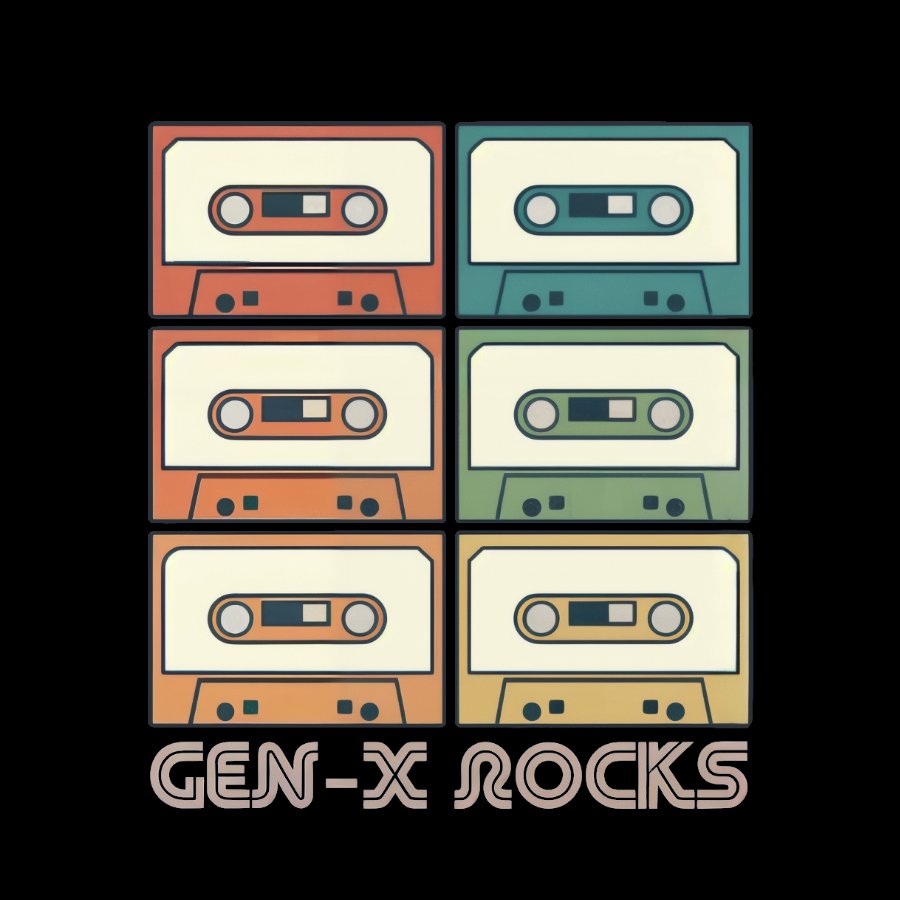 Retro Generation X - Gen X Raised On Hose Water And Neglect Geeky T-Shirt