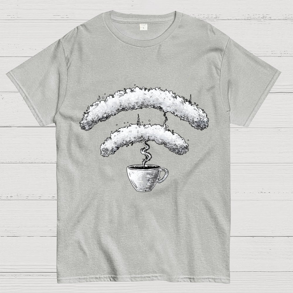 Connected Through Caffeine Geek T-Shirt
