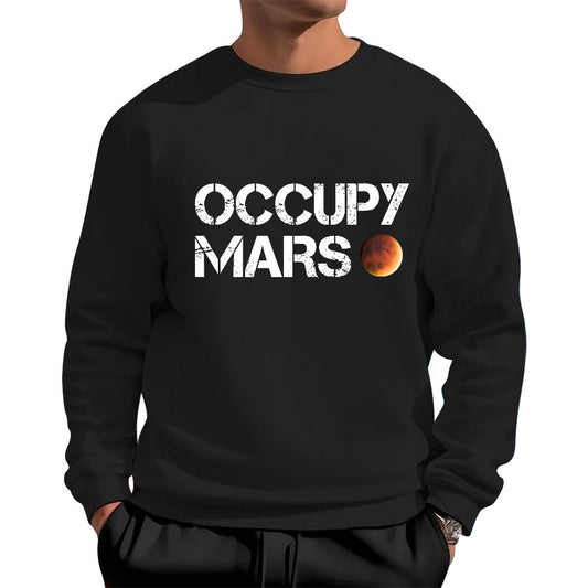 Occupy Mars Geek Cotton Sweatshirt