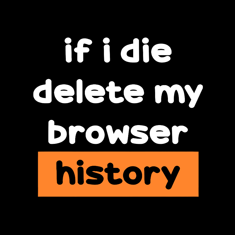 Delete my browswer history Geek T-Shirt