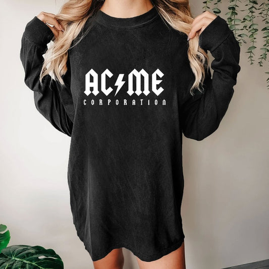 Ac-Me Corporation Washed Long Sleeve Tee
