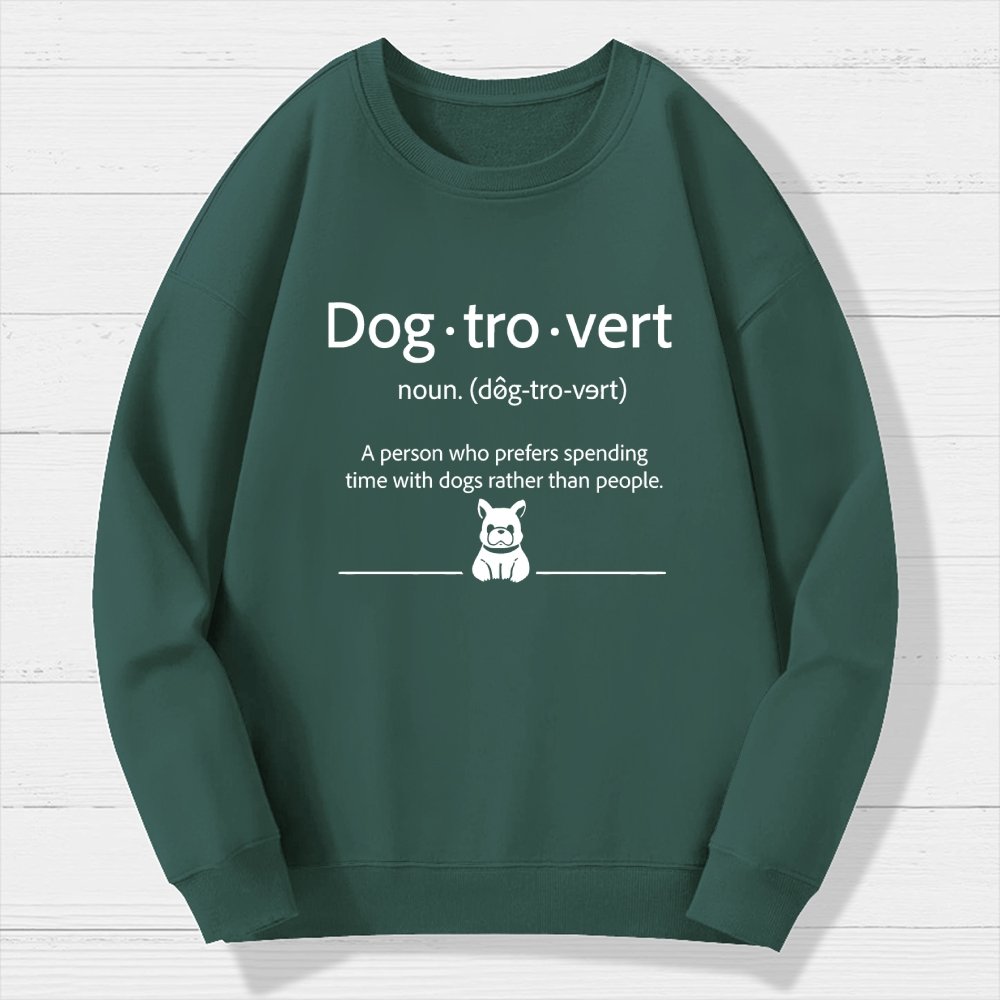 Dog-Tro-Voy Geek Cotton Sweatshirt