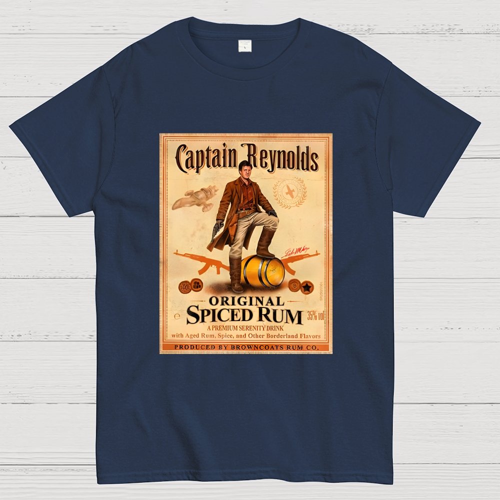 Captain Rogers Spiced Rum Geek T-Shirt