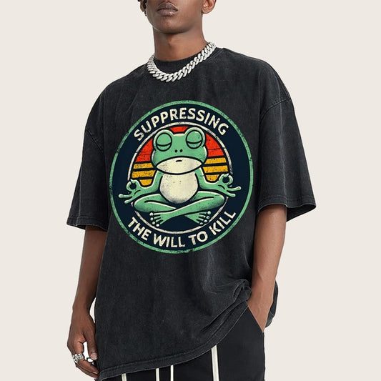 Suppressing The Will To Kill Vintage Distressed T-shirt