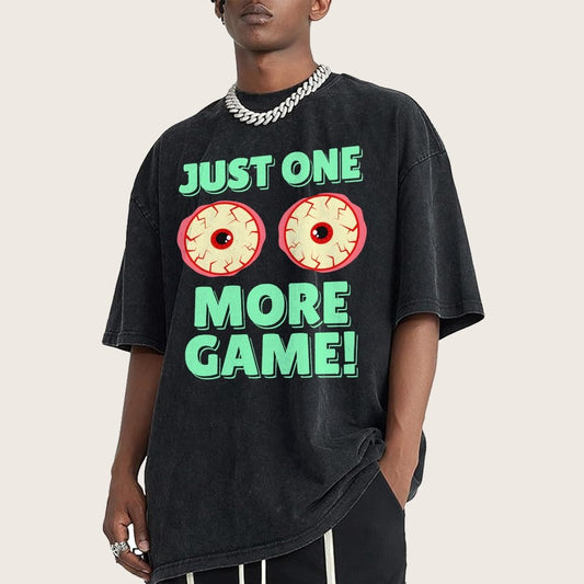 One More Game Vintage Distressed T-shirt