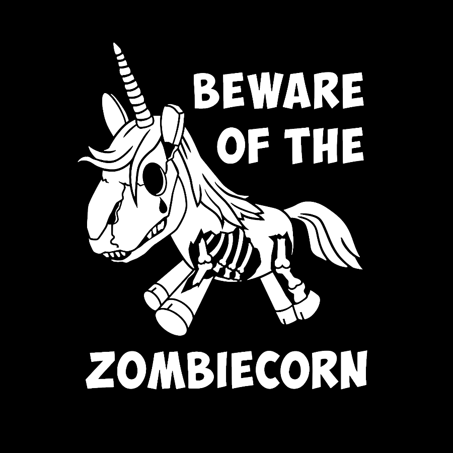Beware of the Zombiecorn Geek T-Shirt