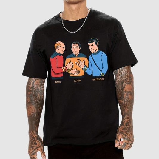 Rock Paper Salute Unisex Geek T-Shirt