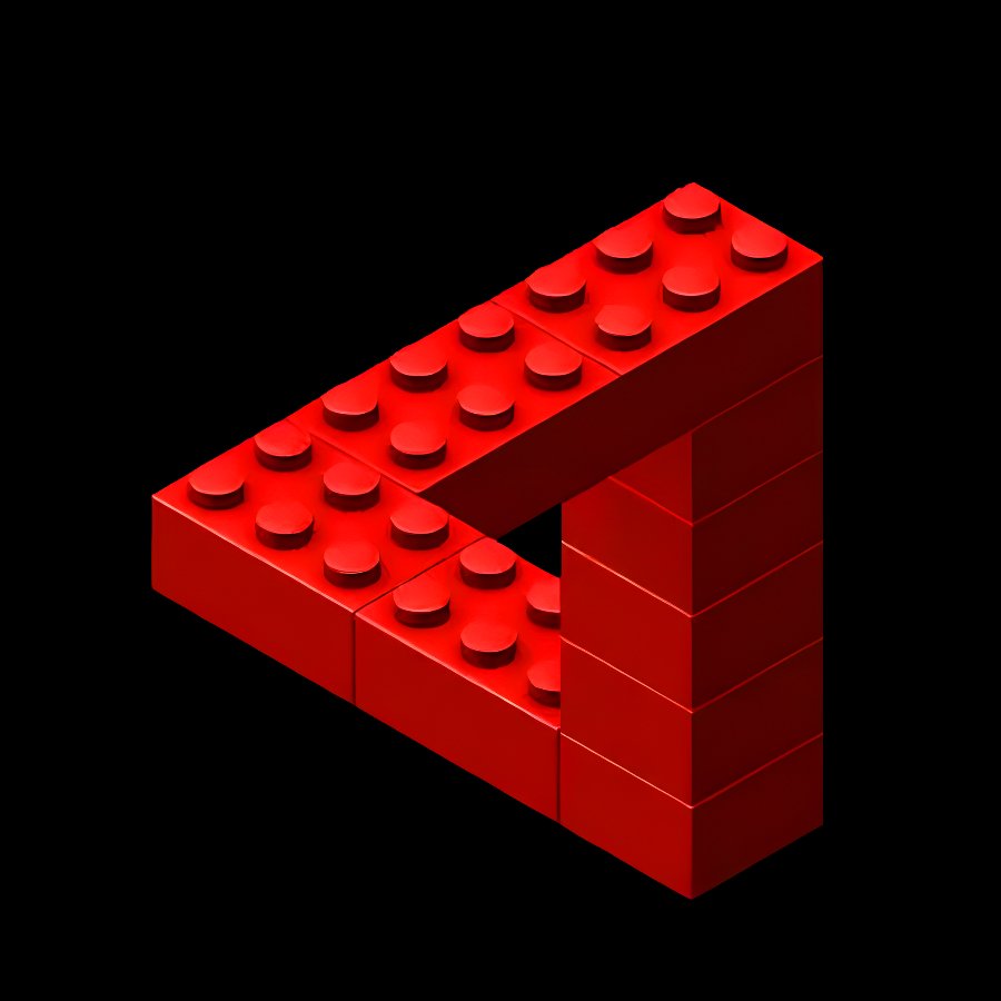 Escher Toy Bricks Geek T-Shirt