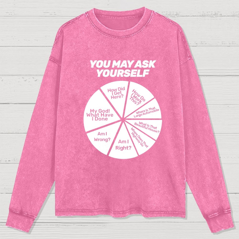 Techno Apocalypse Washed Long Sleeve Tee