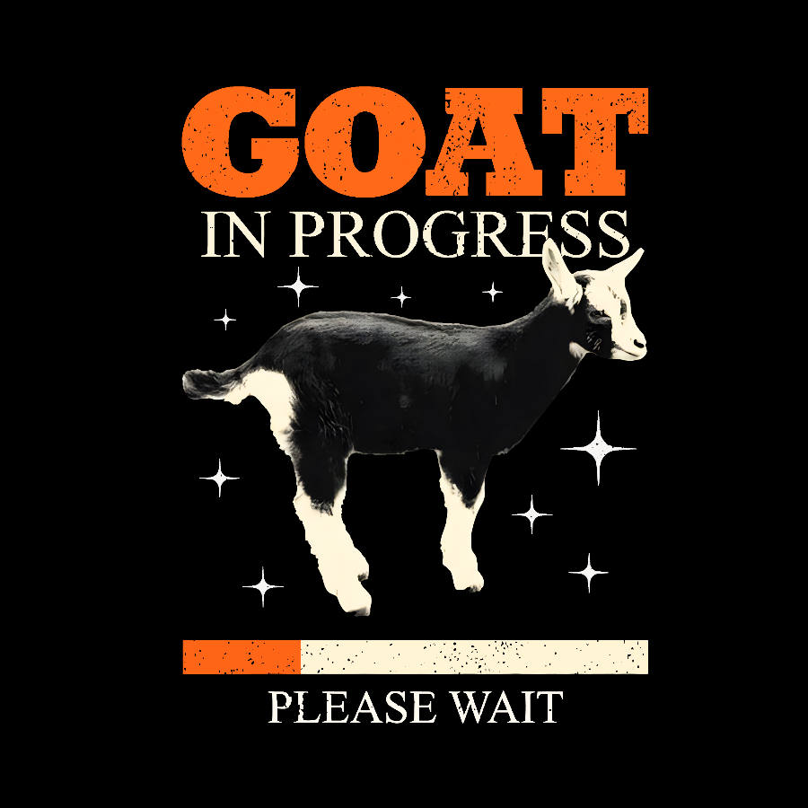 Goat In Progress Geek T-Shirt